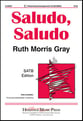 Saludo, Saludo SATB choral sheet music cover